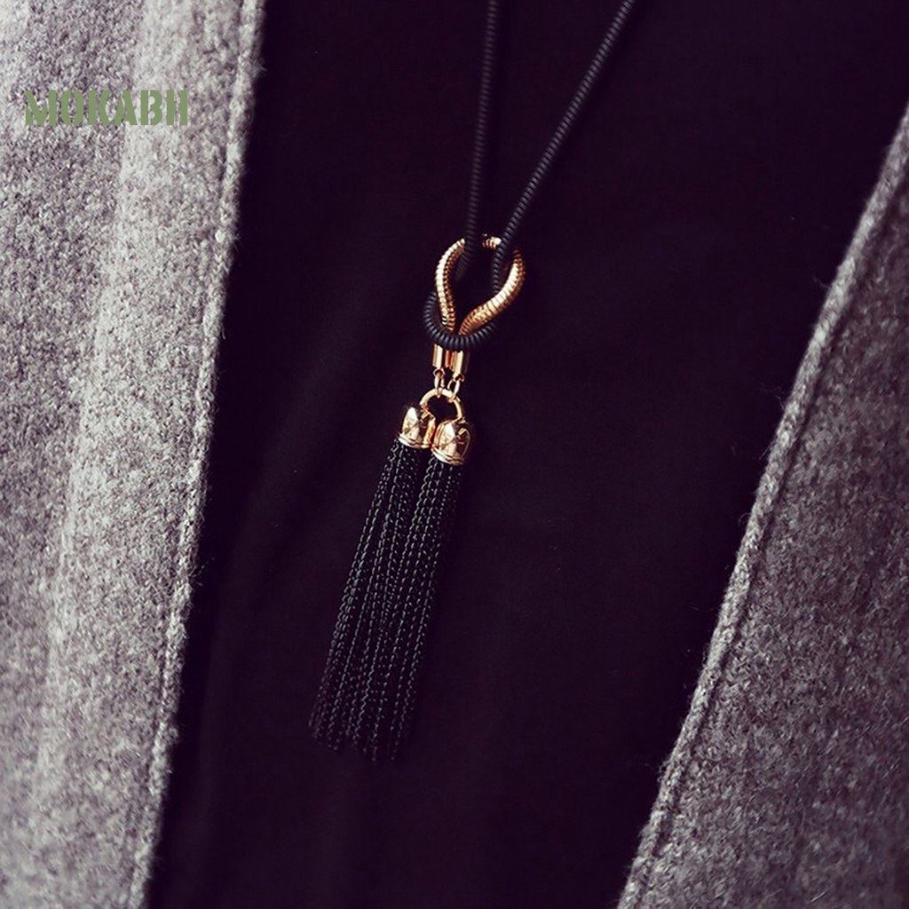 (Hot) Vòng cổ DạNg DàI Tua Rua Thanh LịCh