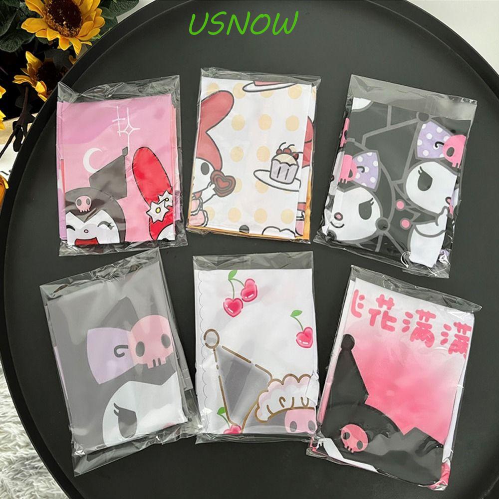 Găng Cánh Tay Chống Nắng Thoáng Khí Co Giãn In Họa Tiết Hoạt Hình Kuromi Đáng Yêu