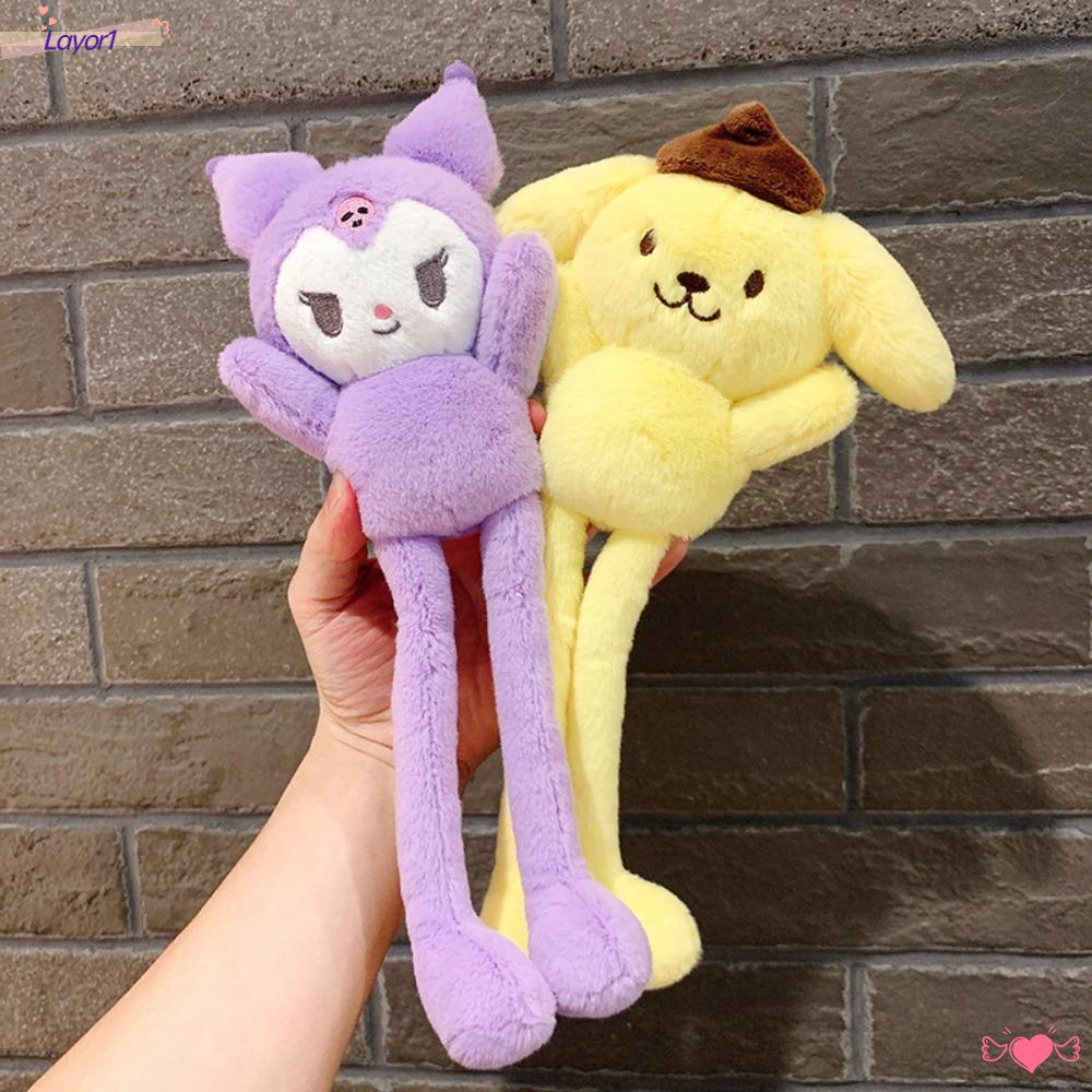 Búp Bê Nhồi Bông Mềm Mại Treo Ba Lô Trang Trí Quà Tặng Giáng Sinh Đáng Yêu LAYOR1