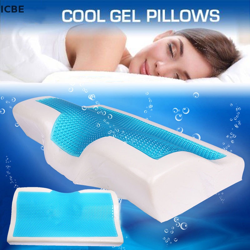 Gối Gel Xốp Hoạt Tính Chỉnh Hình Thoải Mái Cho Giường Ngủ