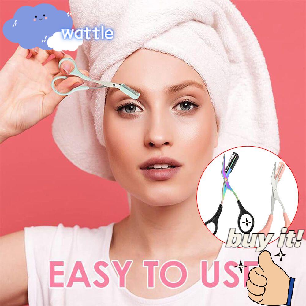 Bộ 2 / 4 / 6 Kéo Tỉa Lông Mày Kèm Lược Tiện Dụng