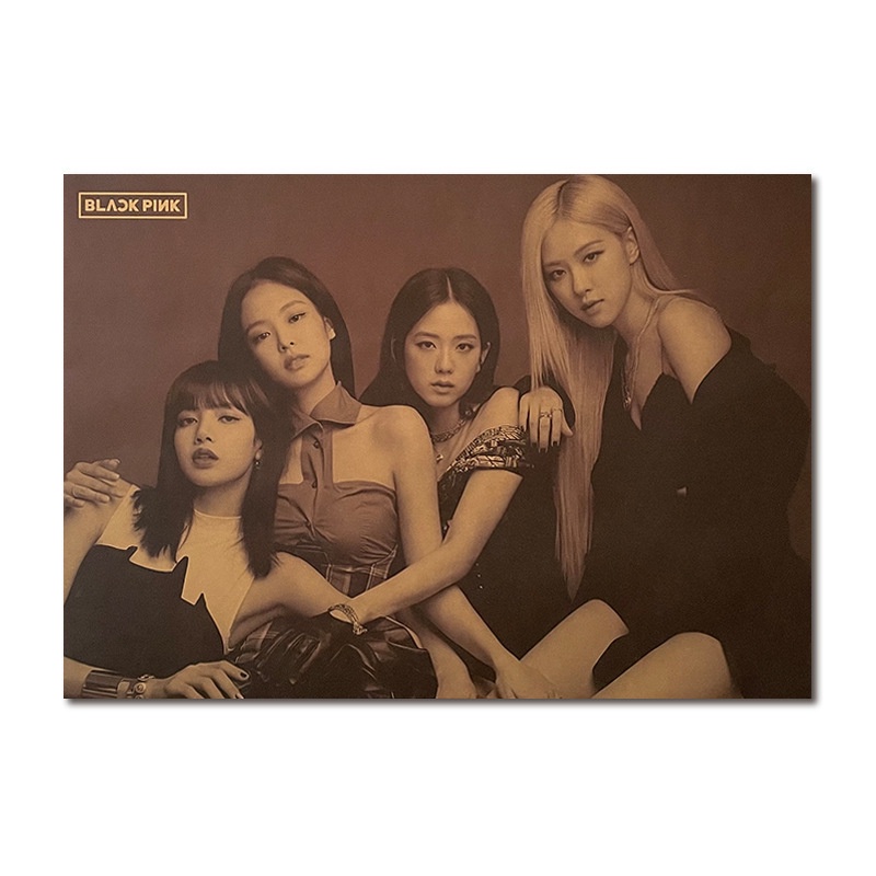 1 Tấm Poster Nhóm Nhạc Blackpink 51 * 35.5cm