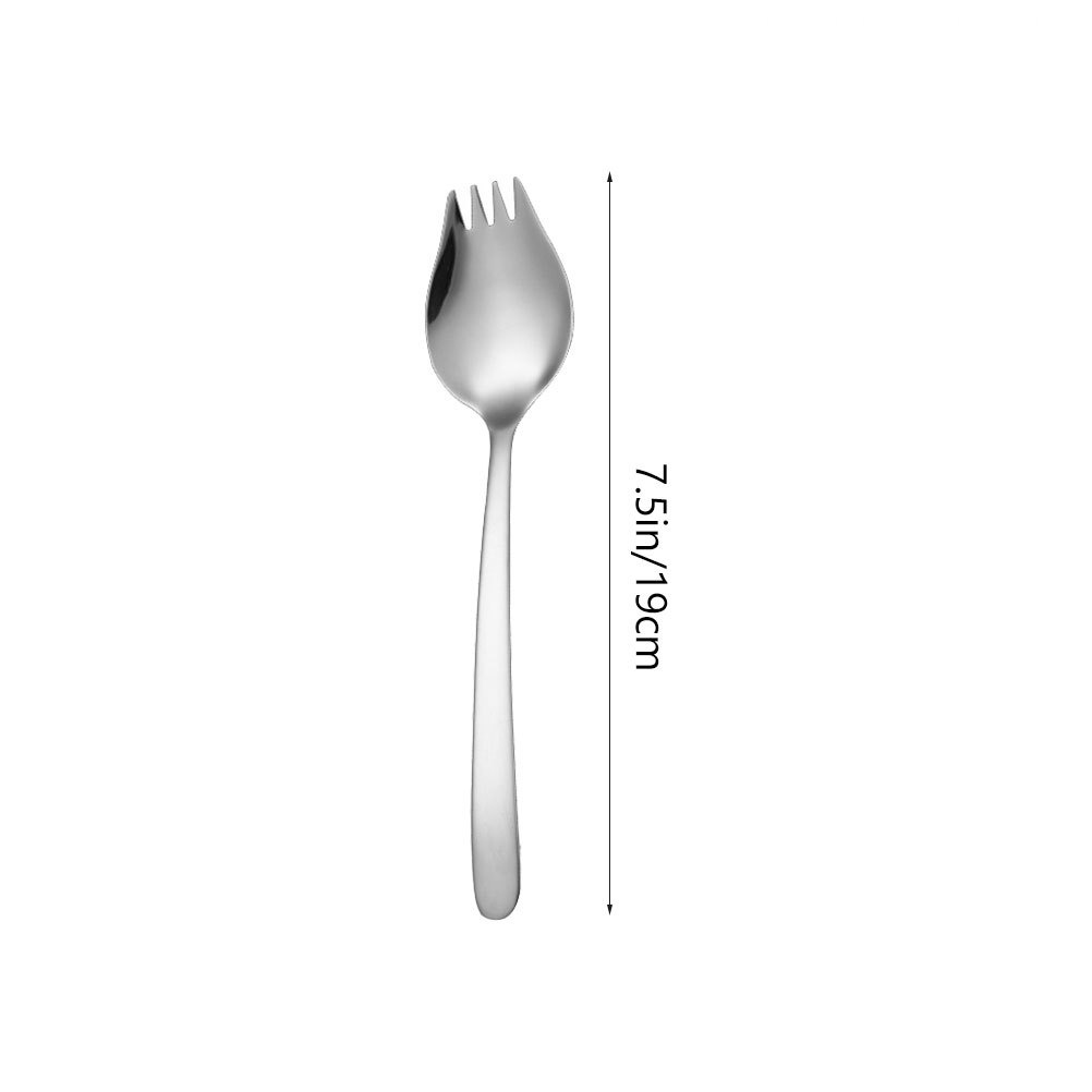 Set 4 Muỗng Ăn Tráng Miệng Bằng Thép Không Gỉ