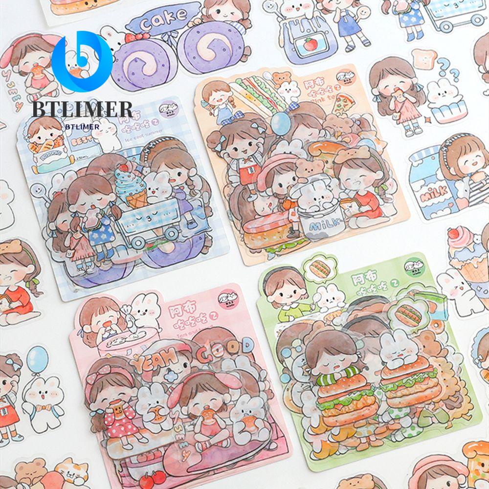 Bộ 27 Miếng Dán Trang Trí Điện Thoại Hình Thỏ Dễ Thương