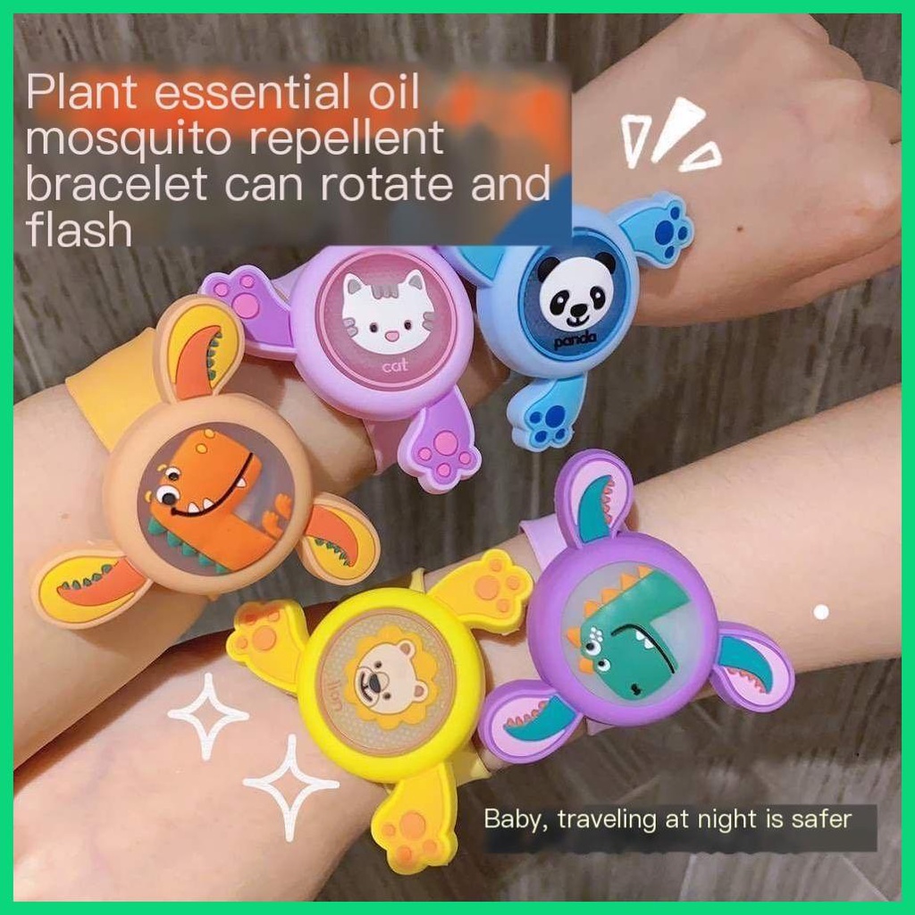 Đồng Hồ Xoay Chống Nước Chống Mồ Hôi In Hình Hoạt Hình Có Đèn Nhấp Nháy Cho Trẻ Em Hoạt Động Ngoài Trời Cắm Trại Mù