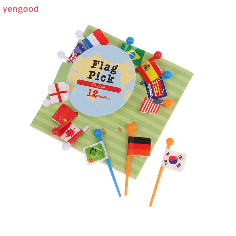 Nĩa Ăn Trái Cây / Tráng Miệng Bằng Nhựa Mini Họa Tiết Hoạt Hình Cho Bé