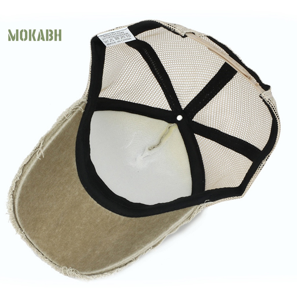 Mũ Lưỡi Trai Phối Lưới Chống Tia UV Thời Trang Mùa Hè Cho Nam