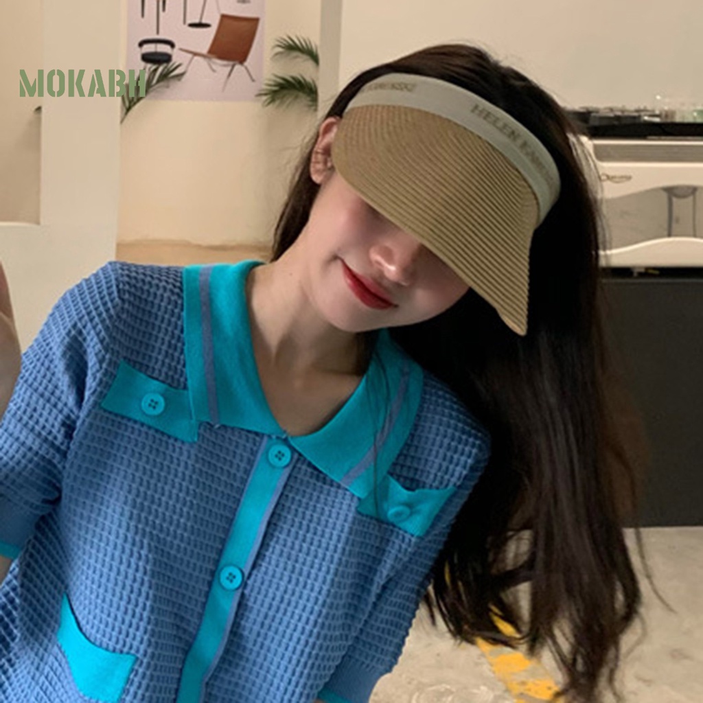 Mũ Lưỡi Trai Hở Chóp Chống Nắng Chống Tia UV Chống Rơi Bền Bỉ Thời Trang Mùa Hè