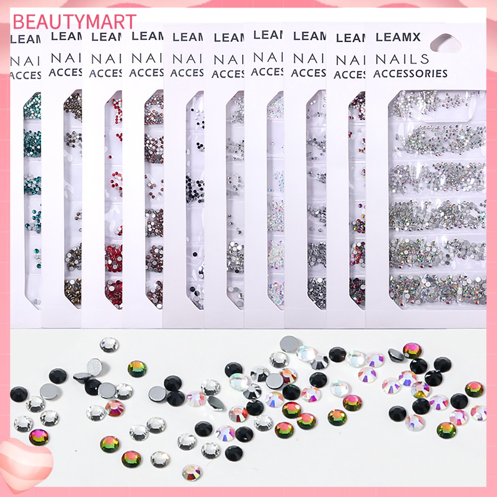 1 Túi Phụ Kiện Trang Trí Móng Tay Hiệu Ứng Kính Lấp Lánh Dễ Sử Dụng