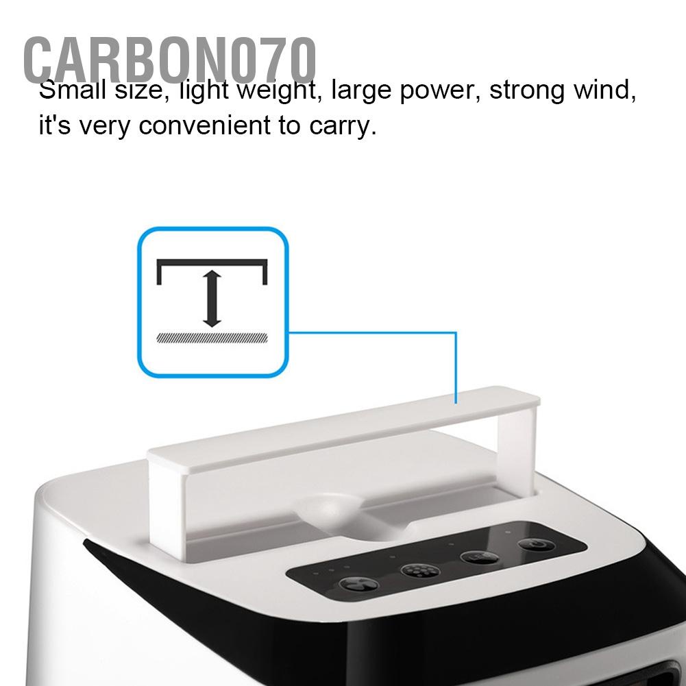 Carbon070 Quạt điều hòa di động USB Máy tạo độ ẩm làm mát không khí có đèn LED cho phòng ngủ văn tại nhà