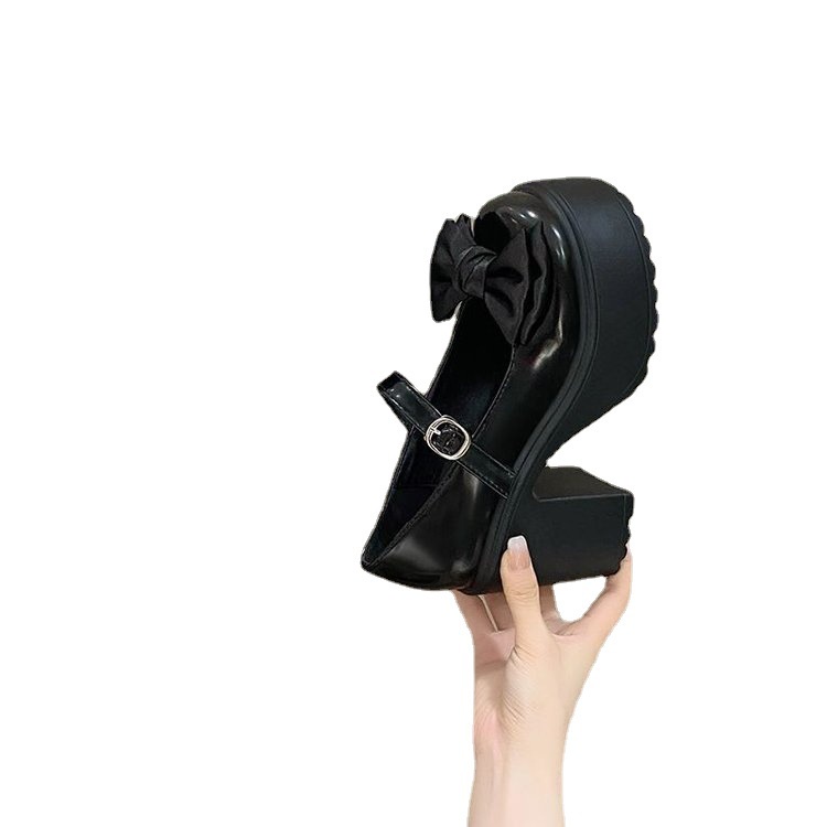 Giày Cao Gót Da Đế Dày Thời Trang Xuân Hè 2023 Cho Nữ