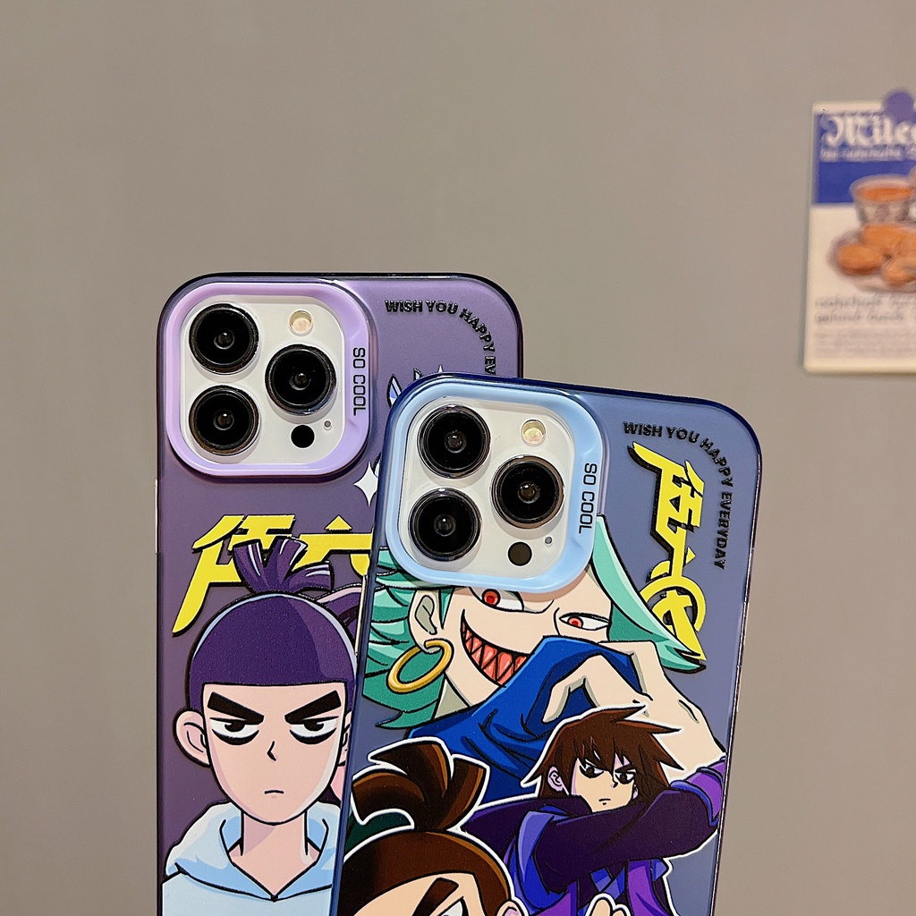 Ốp Điện Thoại TPU Mềm Trong Suốt Chống Sốc Họa Tiết Hoạt Hình Cho iPhone 11 13 12 14 Pro Max