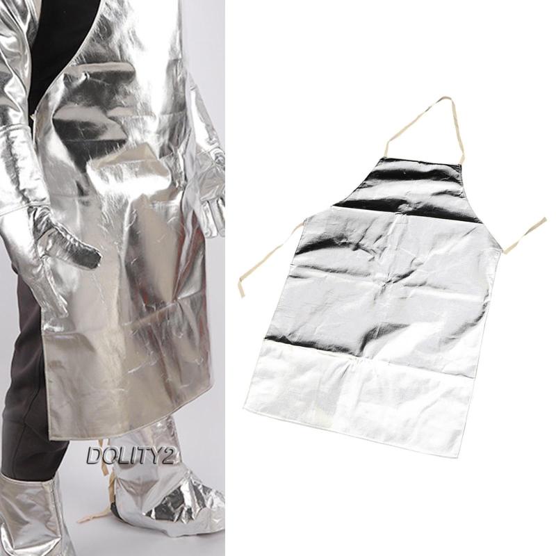 [Dolity2] Set 2 Tạp Dề Lá Nhôm Bảo Vệ Chân Khi Làm Việc / Phòng Thí Nghiệm / Cá