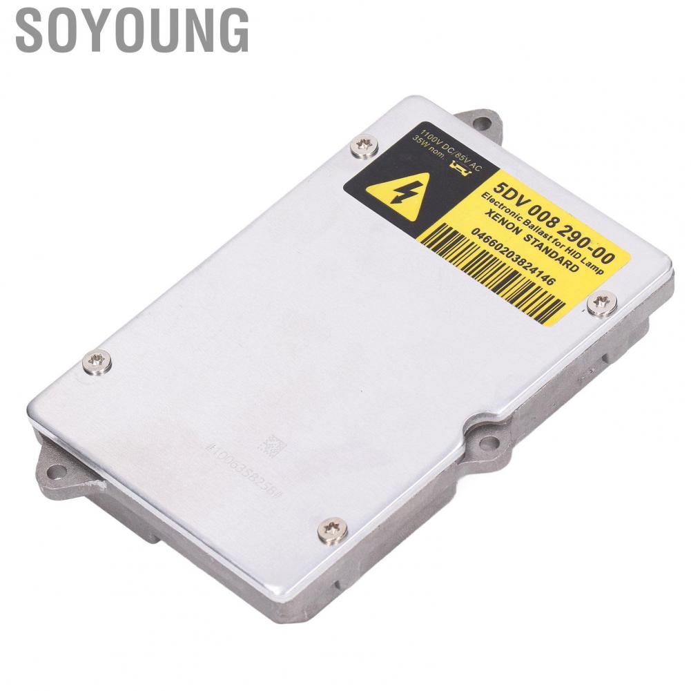 Soyoung 63126907488  Headlamp Control Unit Heat Resistant Xenon Headlight Ballast Module Alloy for Upgrade