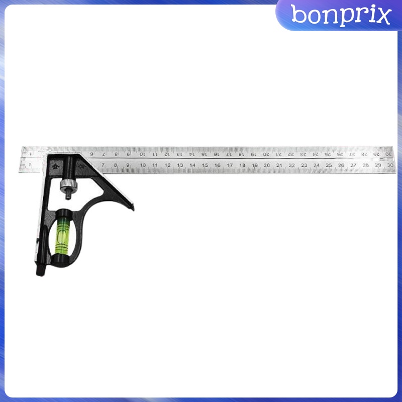 Thước Đo Góc Vuông 300mm Bằng Kim Loại Có Thể Điều Chỉnh