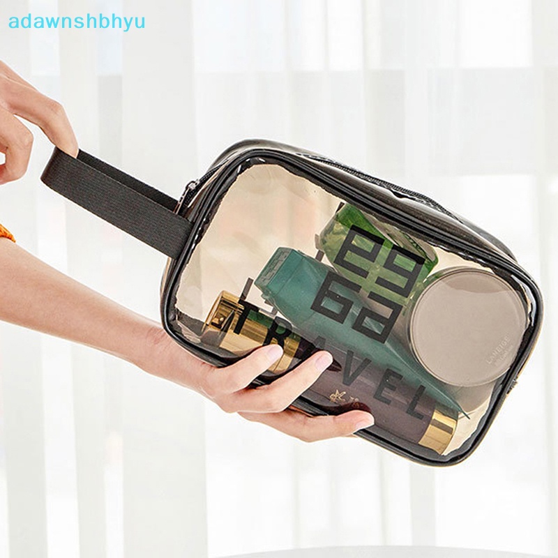 Túi Đựng Mỹ Phẩm Trong Suốt Phối Khóa Kéo Tiện Lợi Dành Cho Nữ