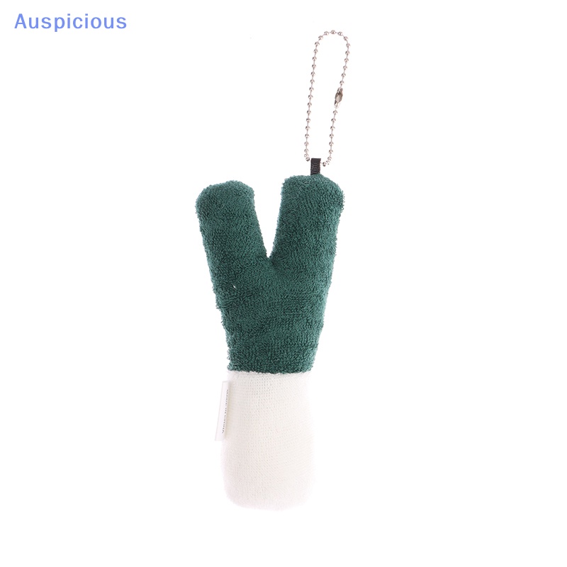 Búp Bê Nhồi Bông Mềm Hình Rau Củ Quả Màu Xanh Lá Dùng Trang Trí Ba Lô / Móc Khóa