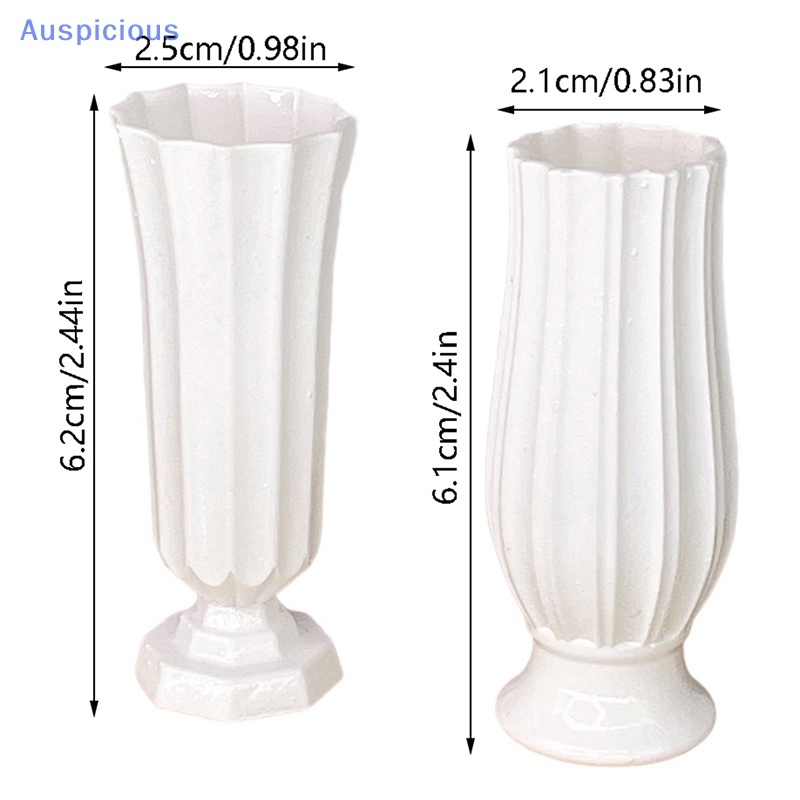 Bình Hoa Mini Bằng Nhựa Resin Tỉ Lệ 1 / 6 Trang Trí Nhà Búp Bê