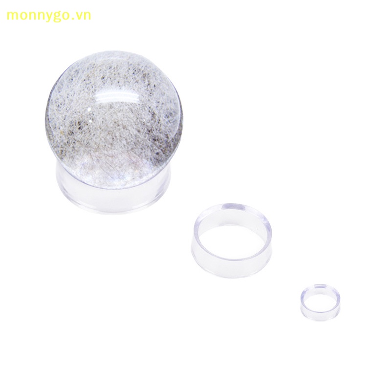 Set 10 Đế Trưng Bày Quả Cầu Pha Lê Trong Suốt Bằng Acrylic VN