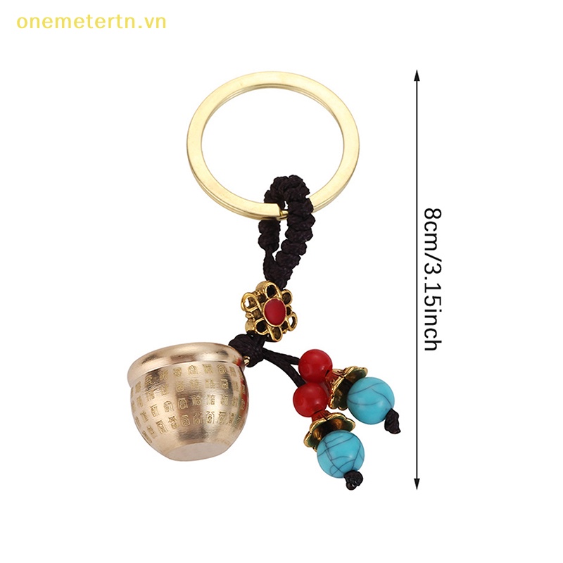 Móc Chìa Khóa Bằng Đồng Thau Handmade Phong Thủy Cổ Điển