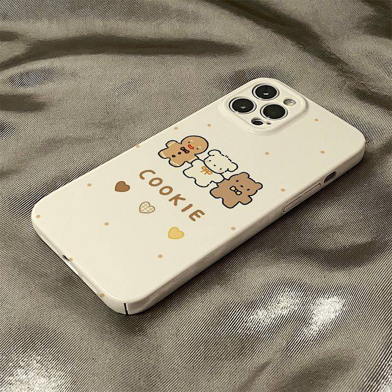 Ốp Điện Thoại Dẻo Họa Tiết Ba Con Vật Đơn Giản Chống Sốc Cho iphone 14 13 12 11 pro max 7 8 plus x xs xr xsmax