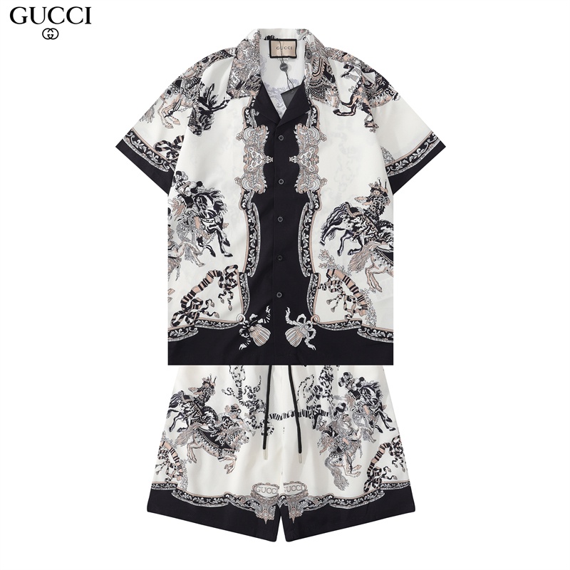 Set Áo Thun Ngắn Tay Và Quần Short Thời Trang Đường Phố Cổ Điển G8U8C88