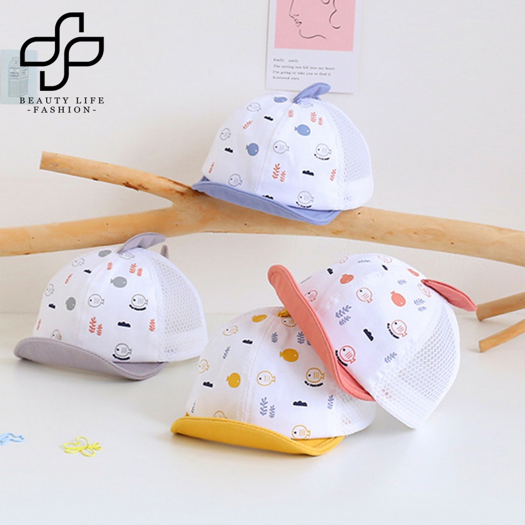 Mũ Chống Nắng Mỏng Thoáng Khí Thời Trang Mùa Hè Cho Bé