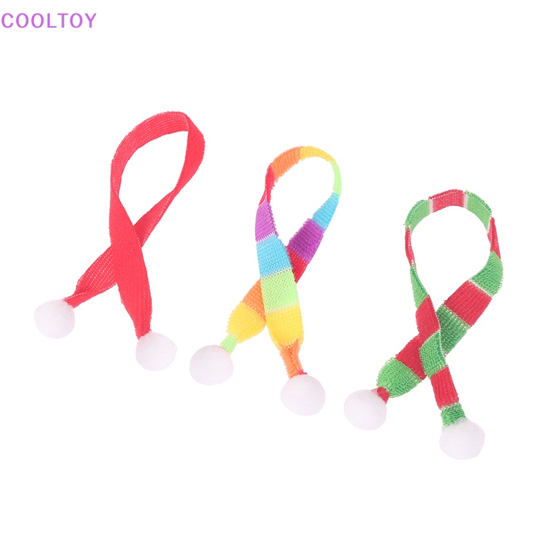 Cooltoy Bộ 2 Phụ Kiện Băng Đô Đan Len Mini Phong Cách Giáng Sinh Trang Trí Nhà Búp Bê