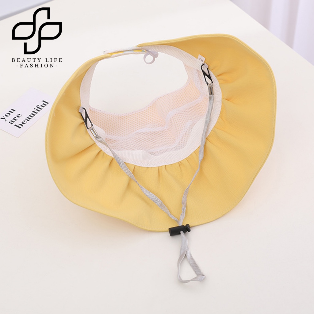 Nón Tai Bèo Vành Rộng Chống Tia UV In Họa Tiết Hoa Hoạt Hình Dễ Thương Thời Trang Mùa Hè Cho Bé