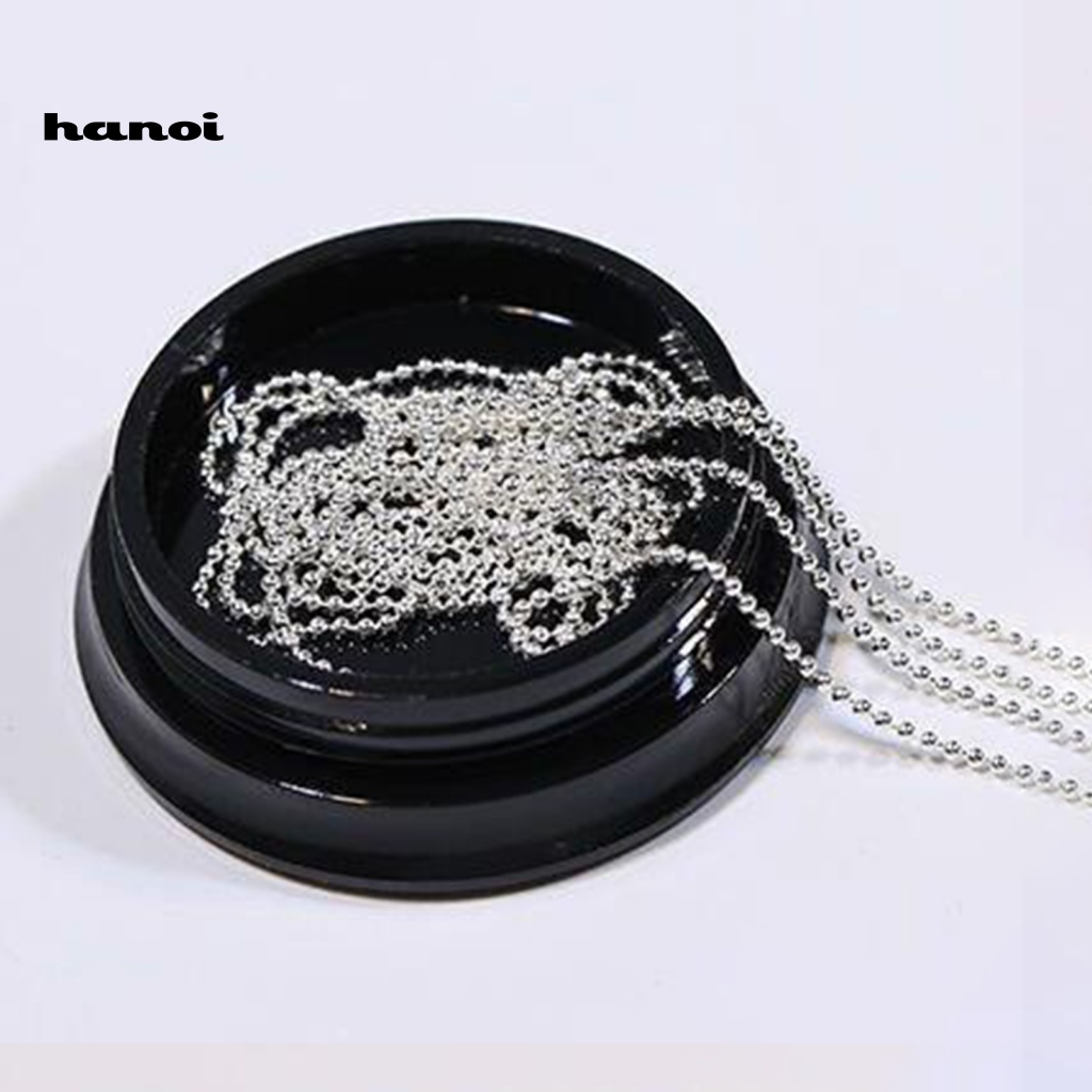 1 Hộp Phụ Kiện Dây Xích 1M Trang Trí Móng Tay Nghệ Thuật