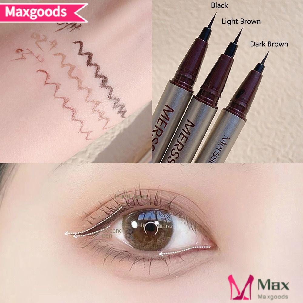 Bút Kẻ Mắt Dạng Lỏng Màu Nâu Chống Thấm Nước Thương Hiệu MAXG