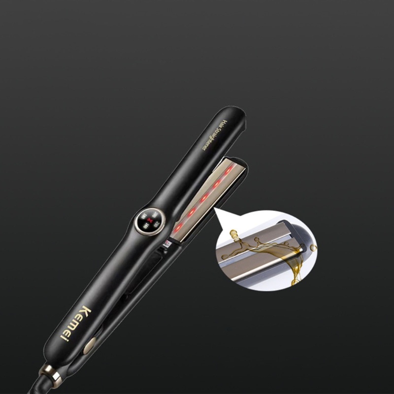 Máy Uốn Tóc Khô Ướt Có Màn Hình LCD Kỹ Thuật Số