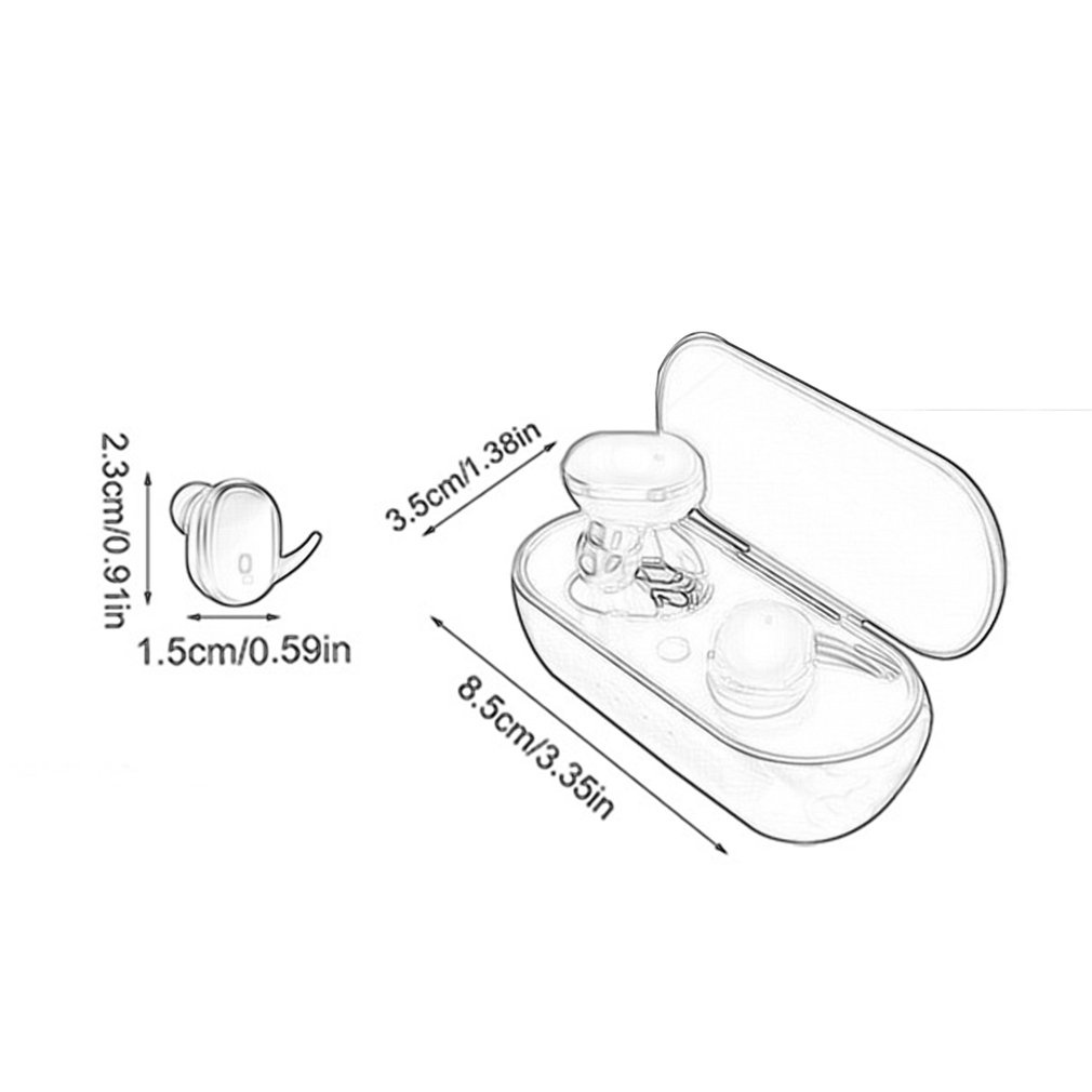 Y30 5.0 Wireless Headphones Noise Canceling Stereo Sound Music In-Ear For Ios And Smartphone [Q/10]