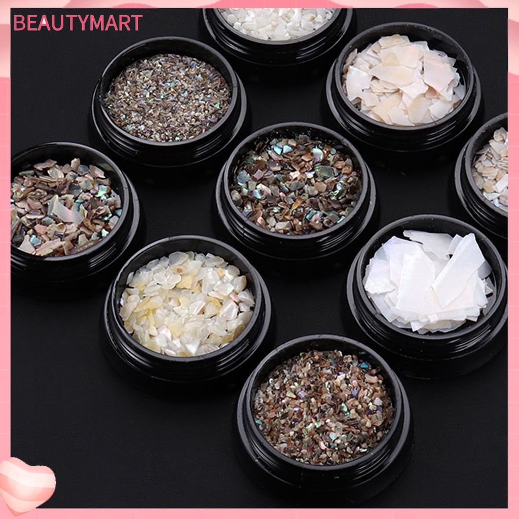 1 Hộp Vỏ Sò Tự Nhiên Trang Trí Móng Tay Nghệ Thuật