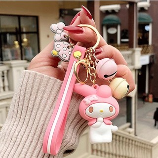 Dòng Sarino Móc Khóa Hoạt Hình Túi Mặt Dây Chuyền Mèo Móc Khóa Để Trang Trí Túi