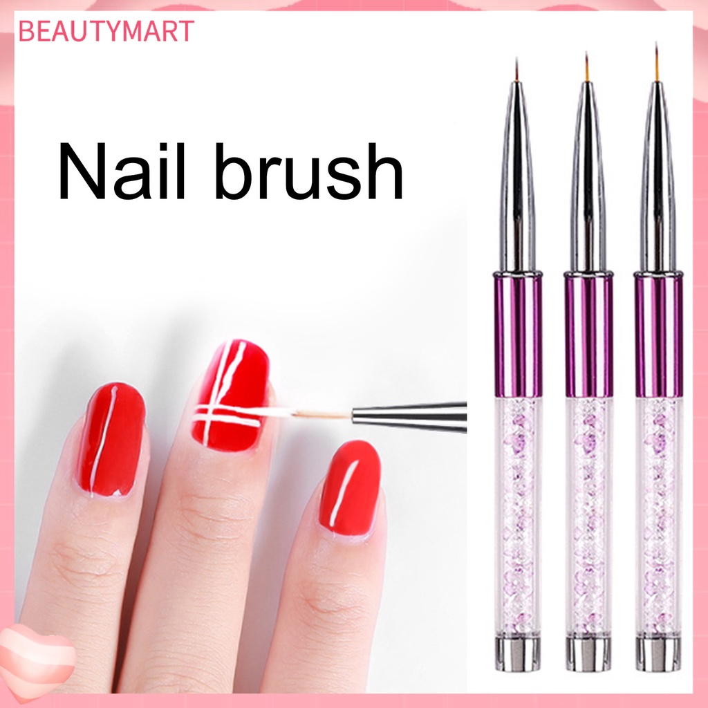 Cọ Vẽ Trang Trí Móng Tay Với Vỏ Đựng Thiết Kế Tiện Dụng