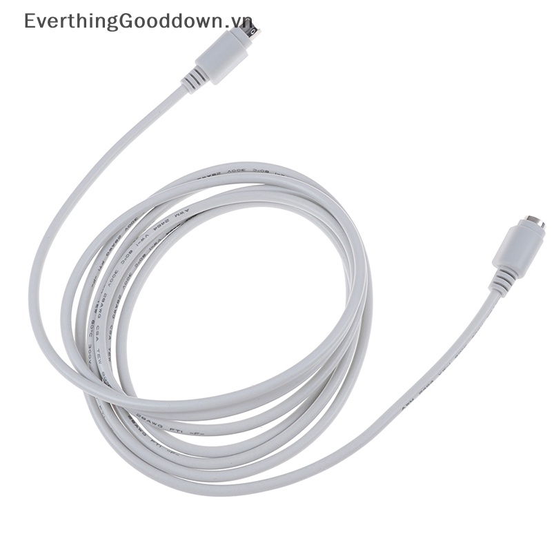 Everthingooddown Ps2 mini din 6 pin female-male 1.5m 5m 10m Dây Cáp Nối Dài Chuột Và Bàn Phím