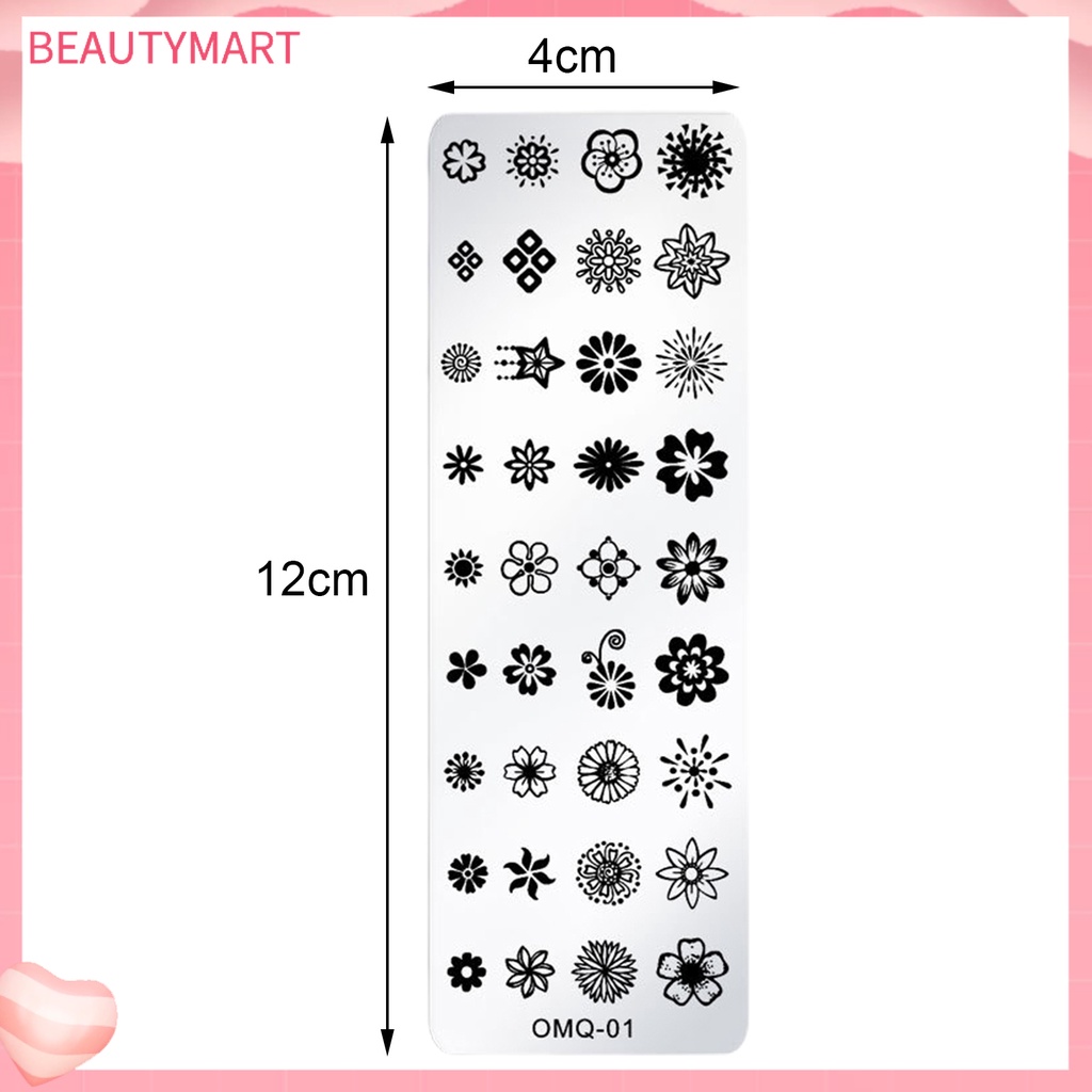 Khuôn Trang Trí Móng Tay Bằng Thép Không Gỉ Họa Tiết Bông Tuyết Giáng Sinh DIY Dành Cho Nữ