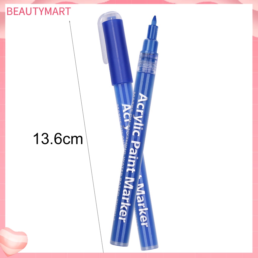 Set 4 Bút Trang Trí Móng Tay 3D Màu Sắc Sống Động Thoải Mái Chống Thấm Nước Có Thể Tái Sử Dụng