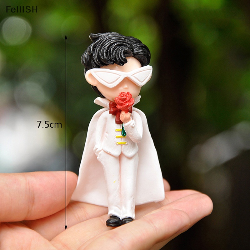 Set 4 Mô Hình Mèo Thủy Thủ Mặt Trăng Bằng PVC Dễ Thương Trang Trí Bánh Kem DIY 439br