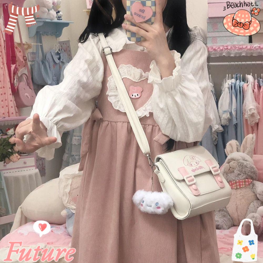 Túi Đeo Vai Họa Tiết Hoạt Hình Dễ Thương Cho Nữ