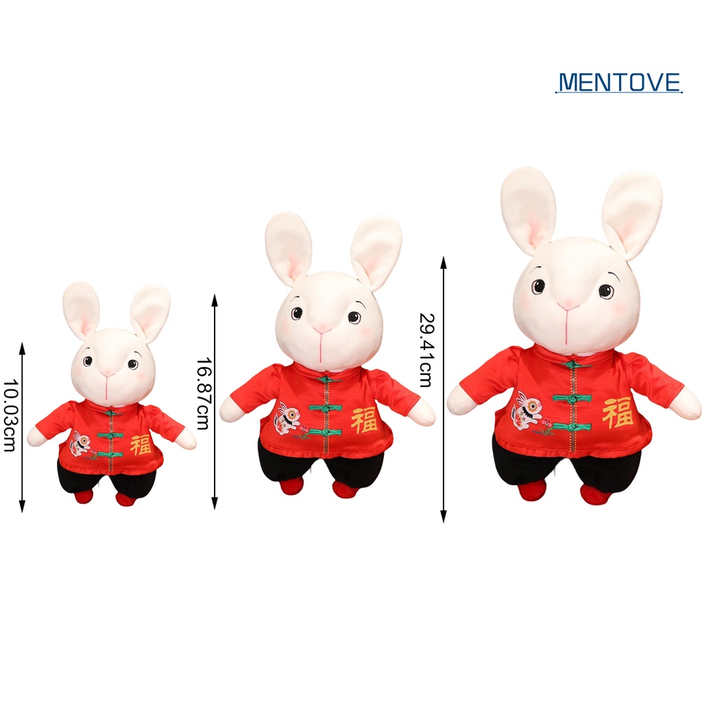 [MT] Thỏ Nhồi Bông Phong Cách Dân Tộc Trung Hoa Dễ Thương Dành Cho Cặp Đôi