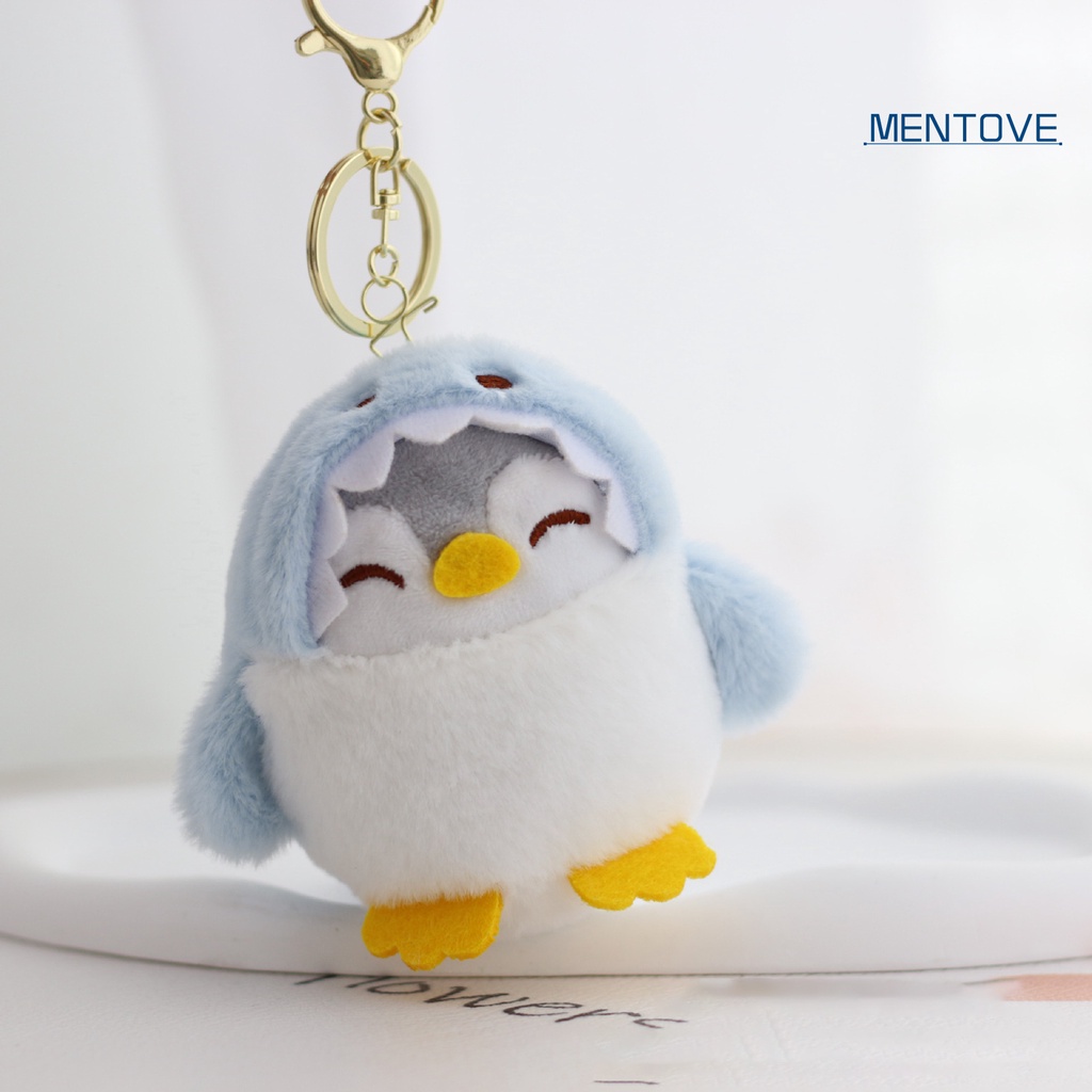 Móc Khóa Hình Cá Mập Nhồi Bông Mềm 10cm Không Phai Màu Dễ Thương Cho Bé