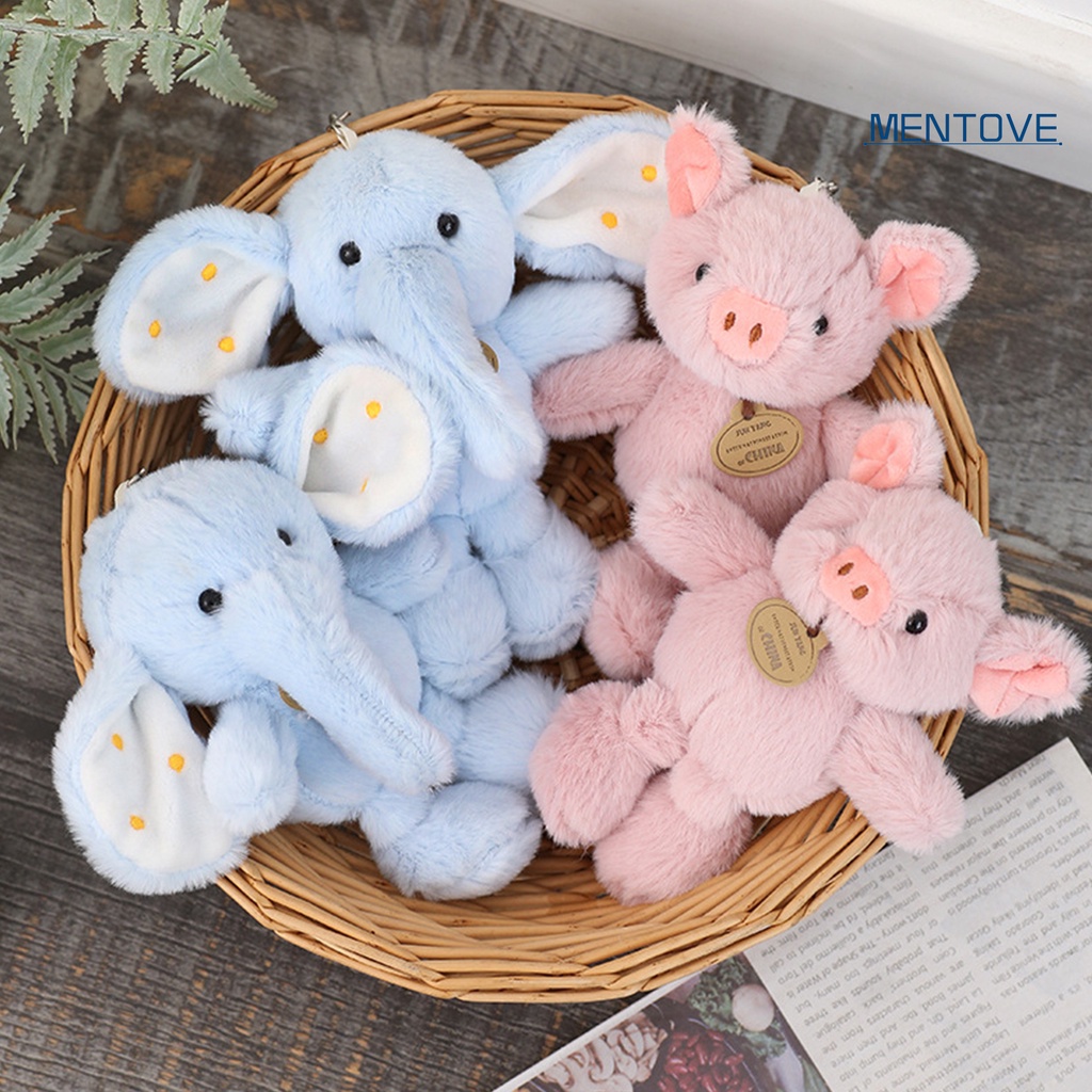 [MT] Móc Chìa Khóa Hình Búp Bê Động Vật Hoạt Hình Tai To Nhồi Bông Mềm Mại Thoải Mái Trang Trí Túi Xách / Điện Thoại