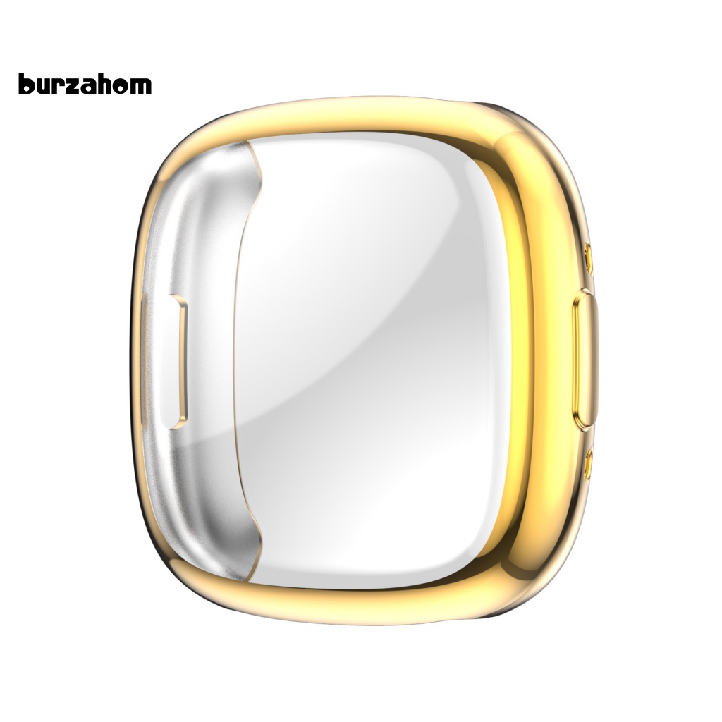 Ốp Bảo Vệ Bằng TPU Mạ Điện Chống Rơi Chống Bụi Cho Đồng Hồ Thông Minh Fitbit Versa4 / Sense2