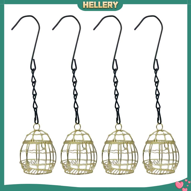 Set 4 Rổ Đựng Thức Ăn Cho Chim Cảnh Gắn Sau Sân Vườn Tiện Dụng