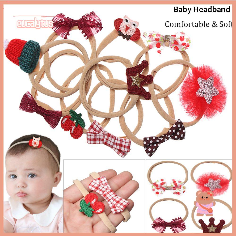 1 Băng Đô Hoa Co Giãn Phong Cách Công Chúa Cho Bé Gái