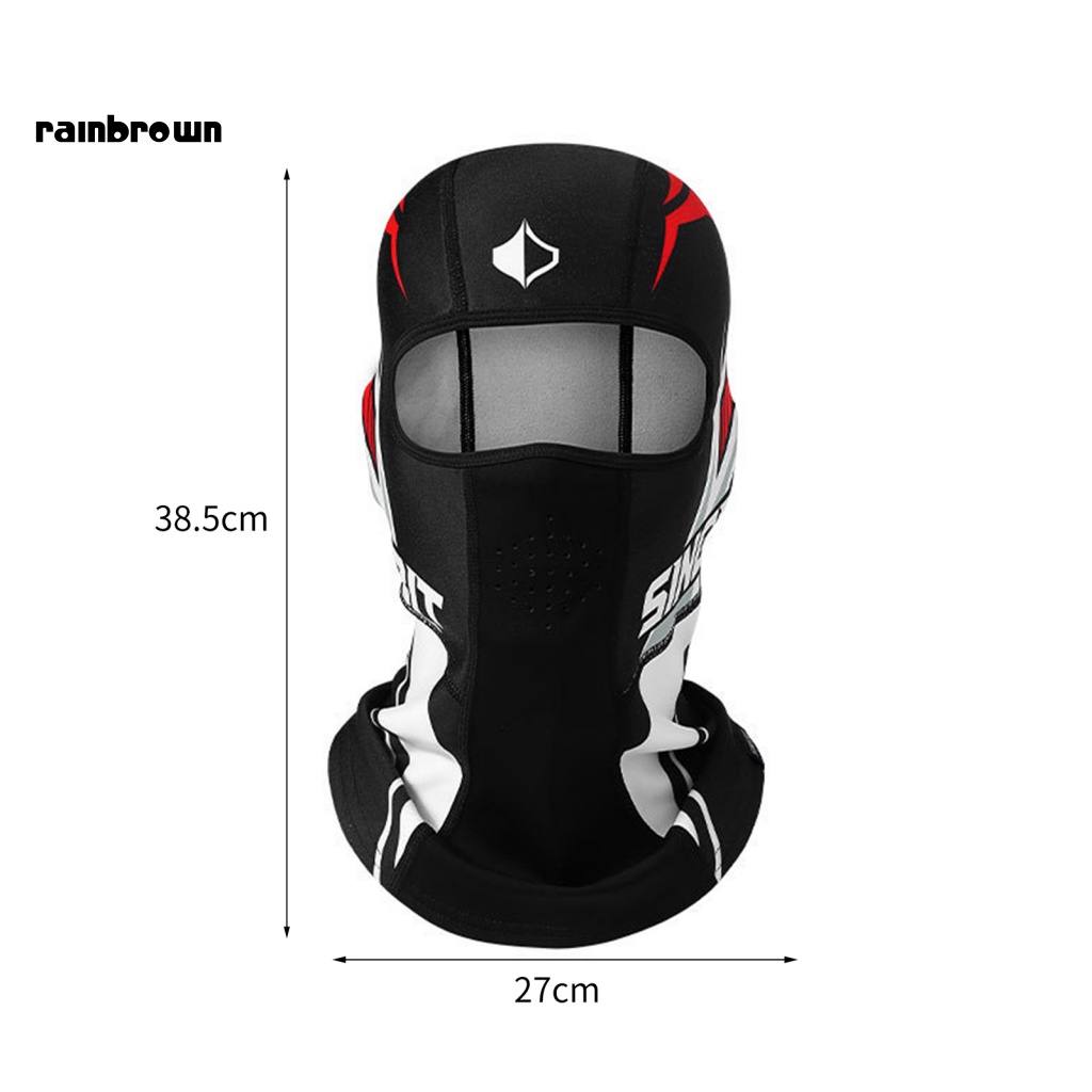 &lt; Rainbrown &gt; Mũ Trùm Đầu Balaclavas Thấm Hút Mồ Hôi Thoáng Khí Chống Nắng Chống Bụi Để Hóa Trang