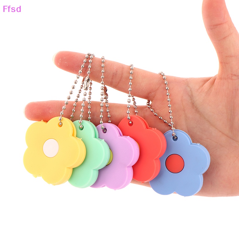 1 Vỏ Bọc Chìa Khóa Bằng Silicon Họa Tiết Hoa Hoạt Hình Cho Nữ