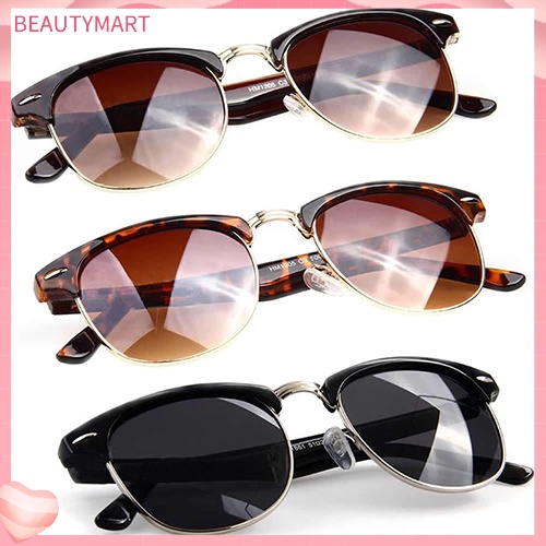 Kính Mát Bản Lớn Đính Đinh Tán Phong Cách Retro Cho Nam Nữ